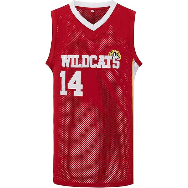 Chad Danforth 8 East High School Wildcats Red Basketball Jersey